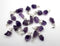 rough amethyst pendant, silver plated pendant, 13-15mm x 20mm, sold as 1 piece, amethyst pendants, rough pendant, nugget pendant,